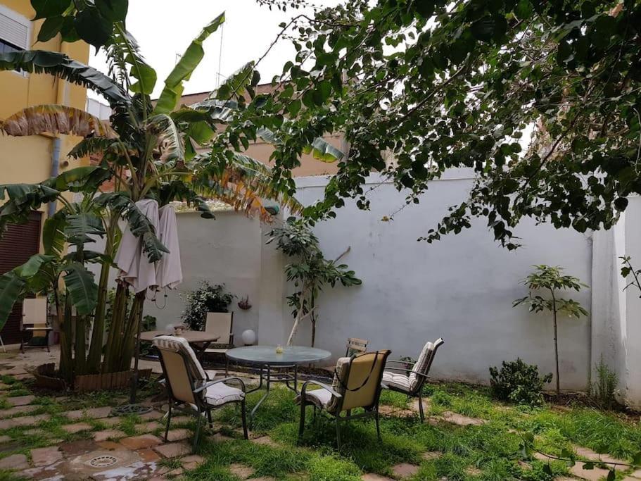 Ruzafa Terrace Oasis: Cozy A/C Apartment with Garden Access Valencia Exterior photo